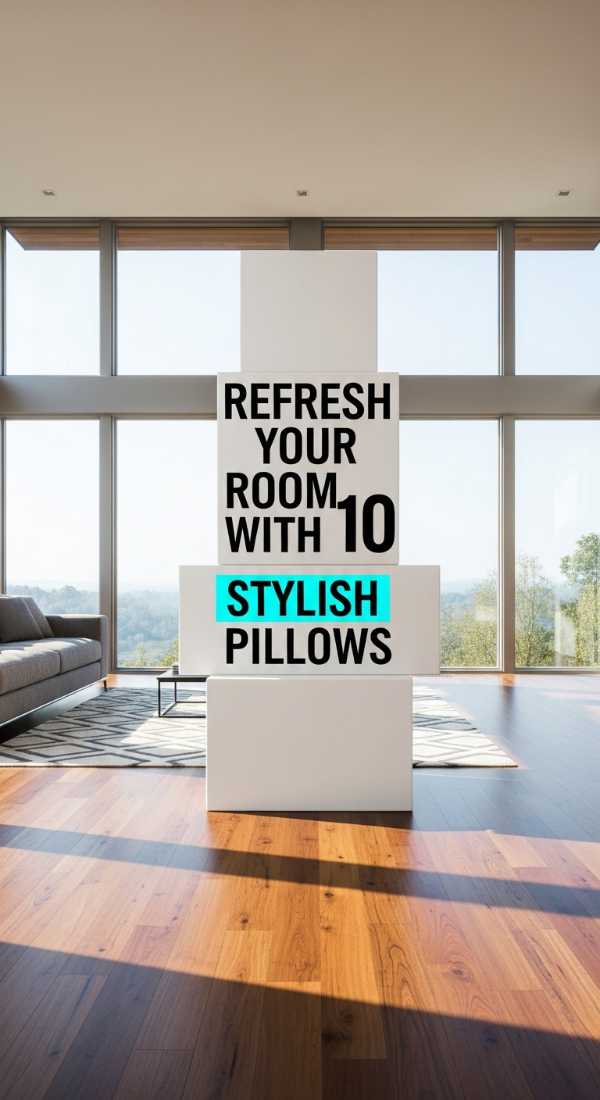 Refresh your living room with 10 stylish pillows